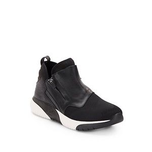 Ash Men Speed Side-Zip Sneakers in Black